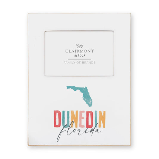 Lily Frame Vertical-Watercolor City Dunedin Florida -0