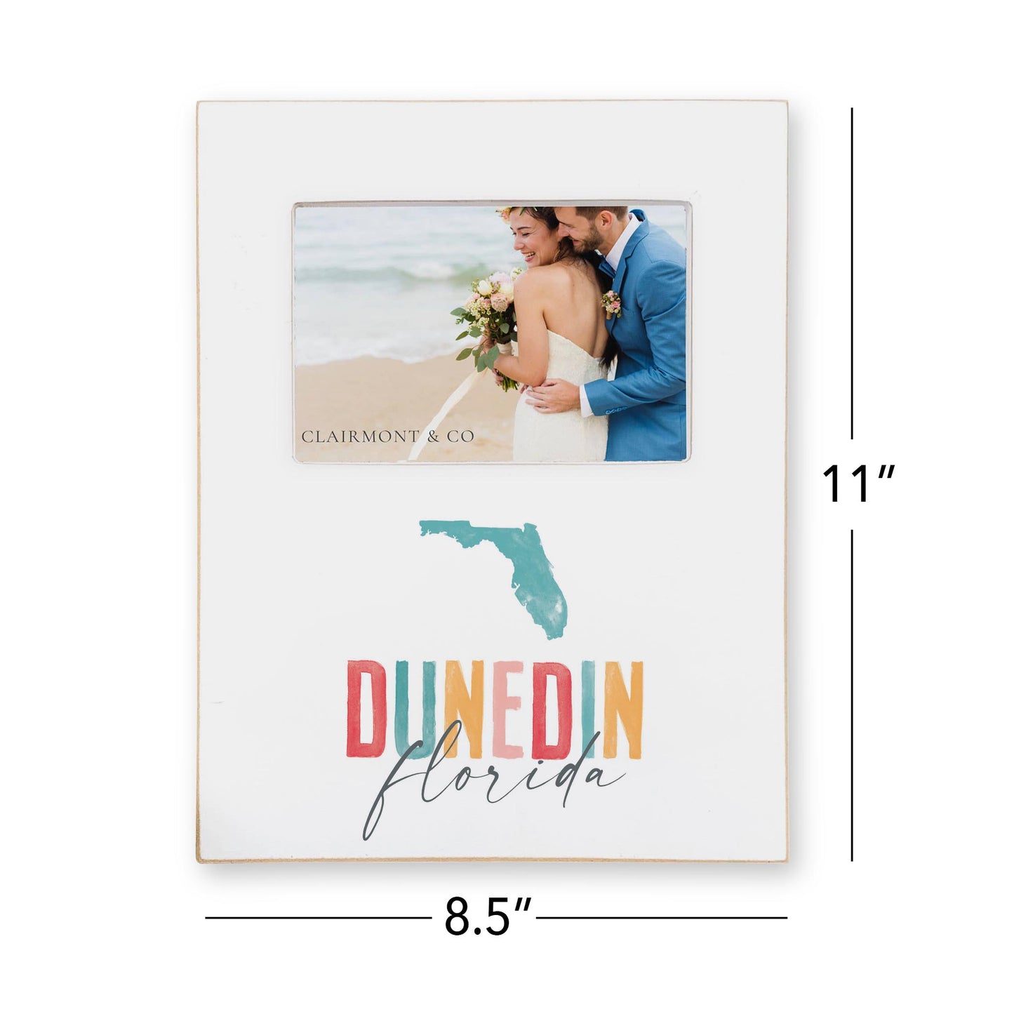 Lily Frame Vertical-Watercolor City Dunedin Florida -4