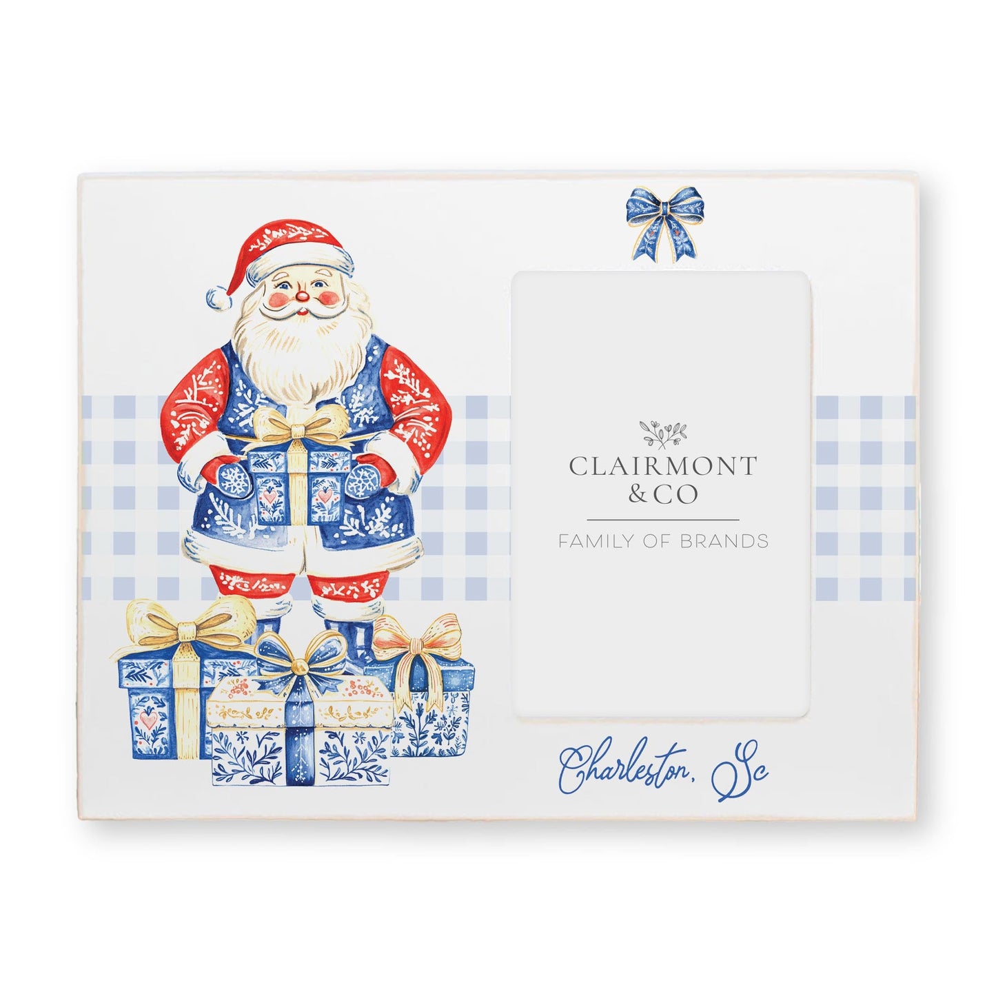 Lily Frame Horizontal-Love+Local Blue Noel - A Grand Millennial Christmas -0