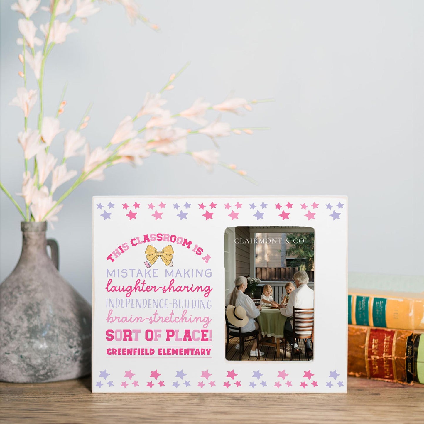 Lily Frame Horizontal-Love+Local Classroom Coquette This Classroom -1