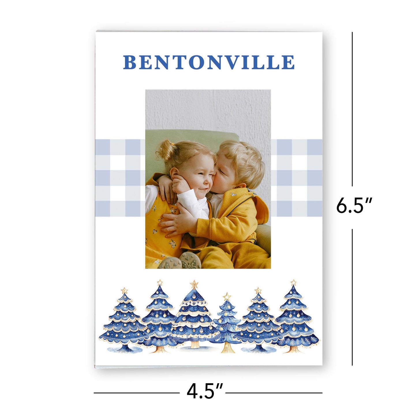Mini Frame-Love+Local Blue Noel - A Grand Millennial Christmas