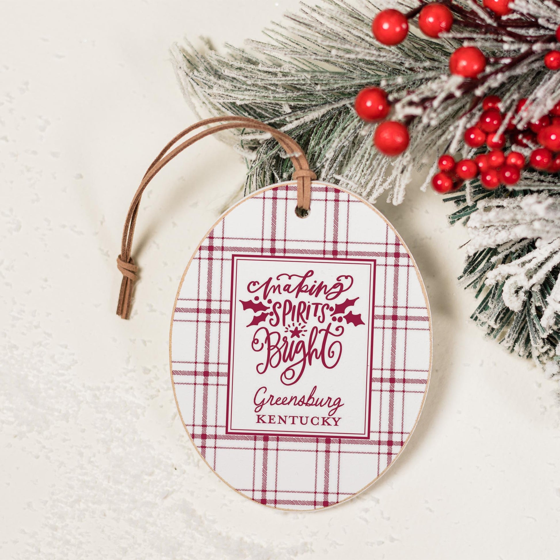Oval Ornament-Winterberry Greensburg Kentucky -1