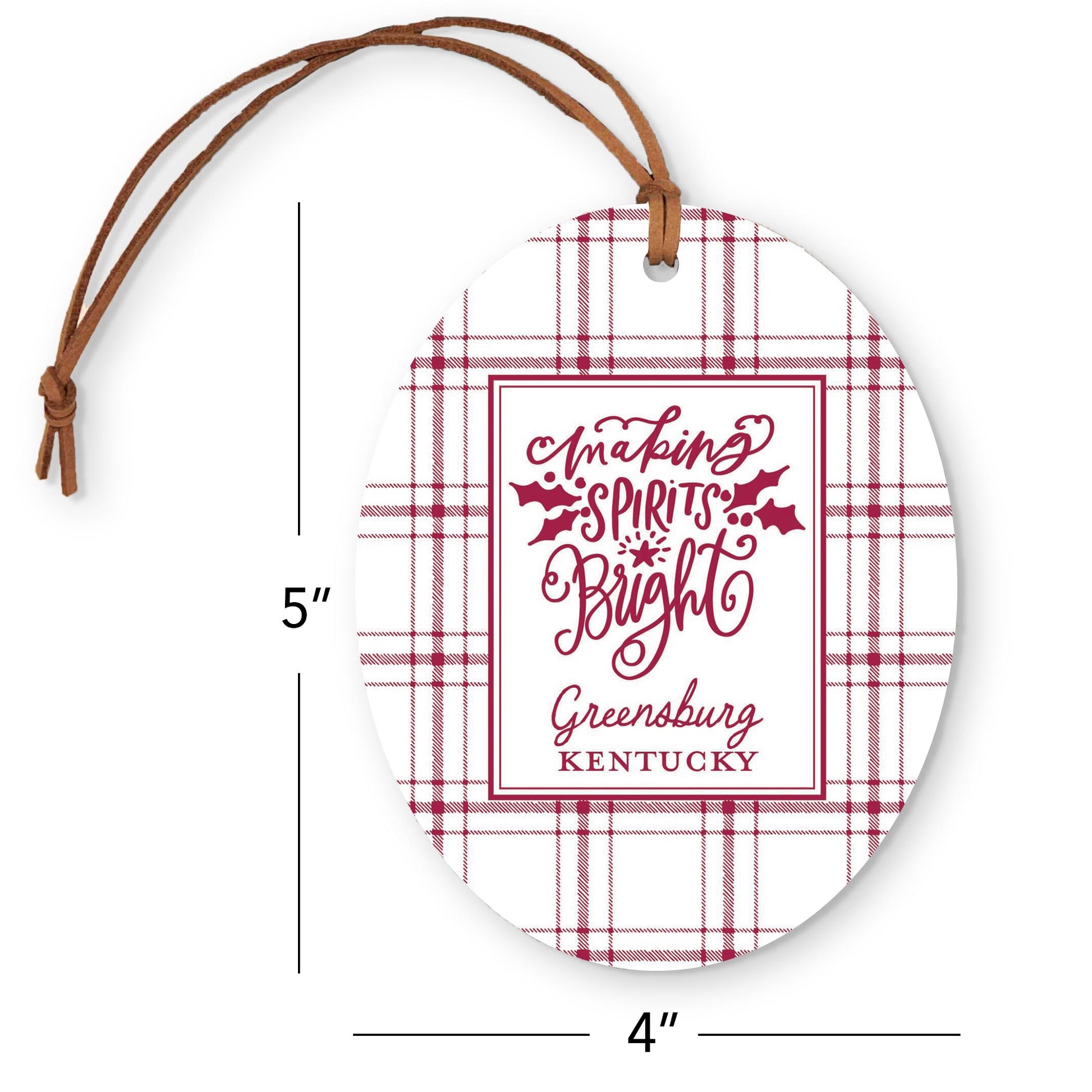 Oval Ornament-Winterberry Greensburg Kentucky -3