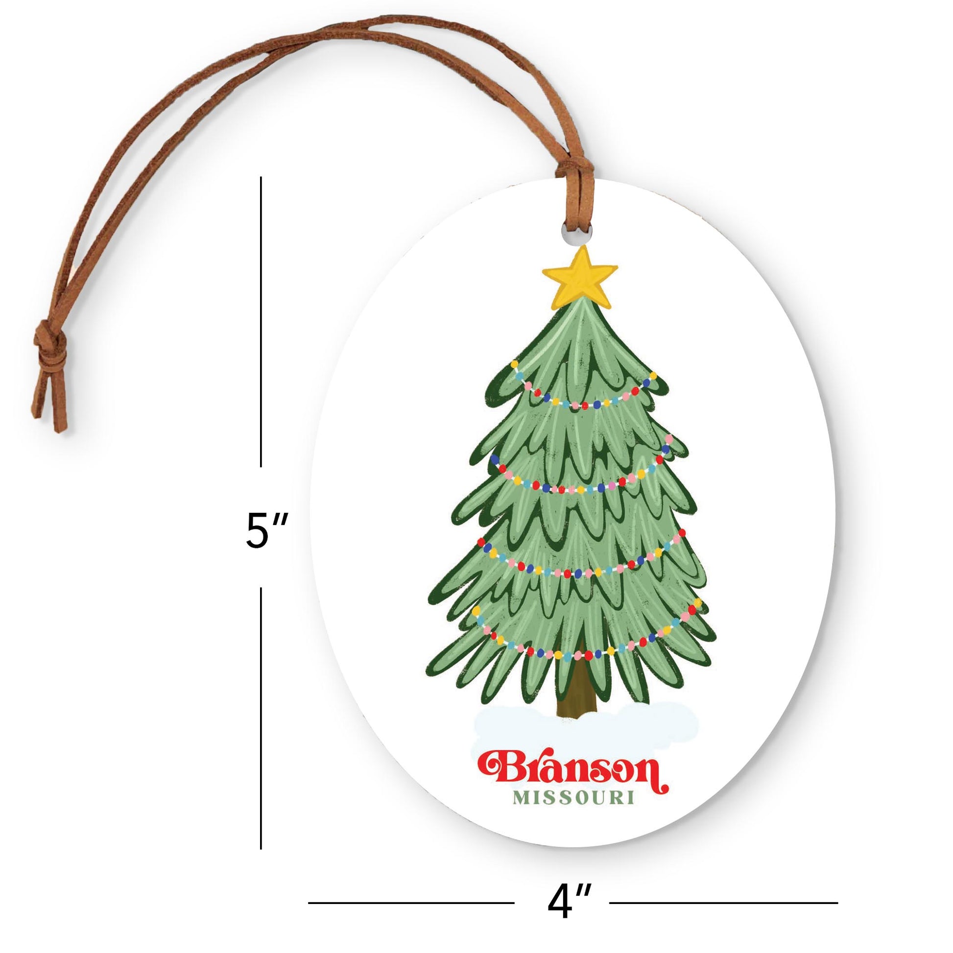 Oval Ornament-Gumdrop Christmas Tree Branson Missouri -3