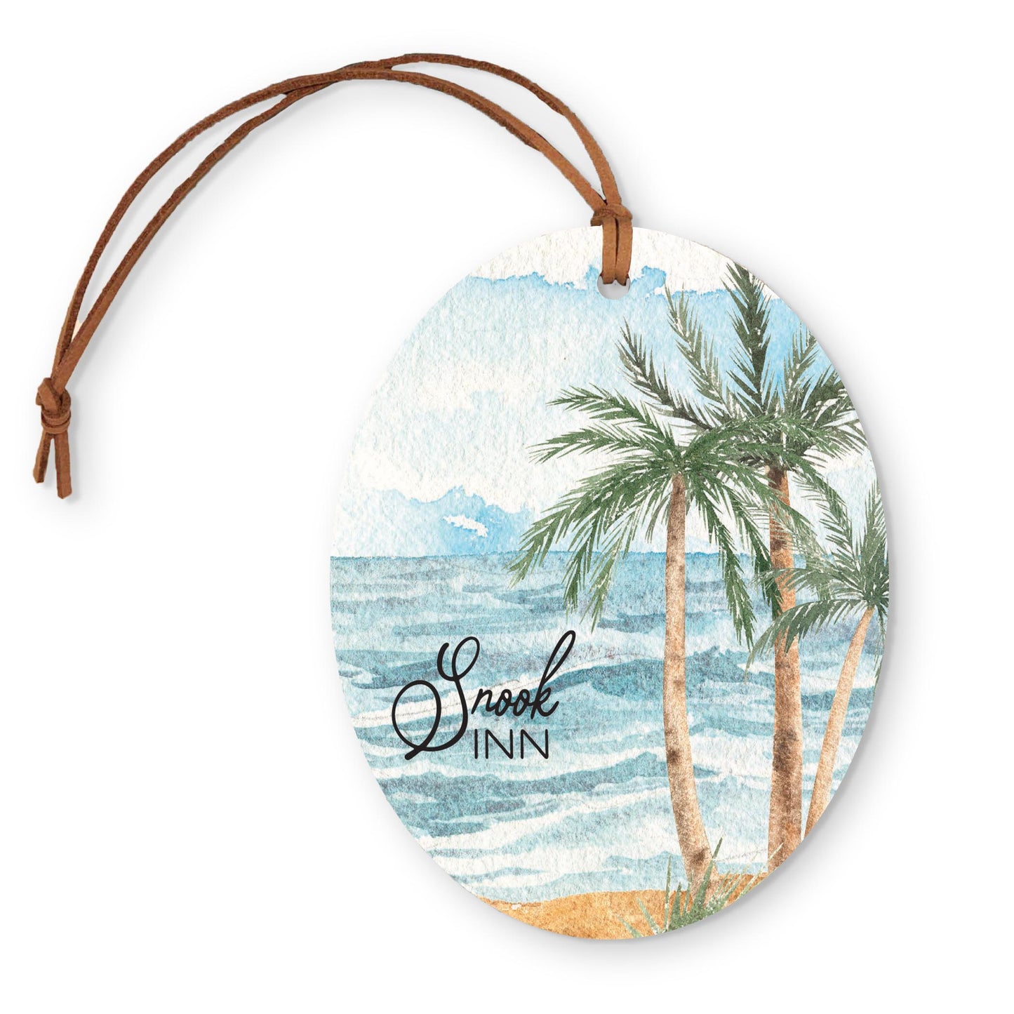 Oval Ornament-Beach Views Snook Inn -0