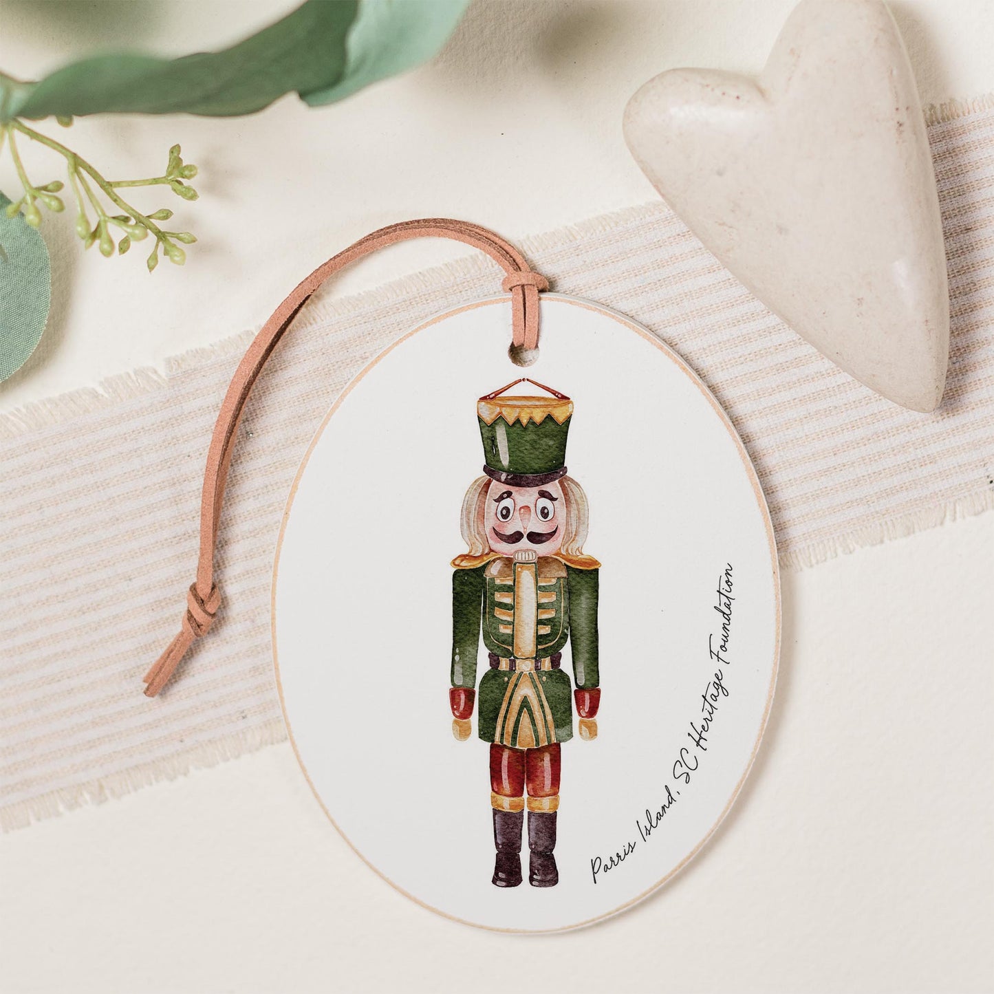 Oval Ornament-Nutcracker Parris Island SC Heritage Foundation -0