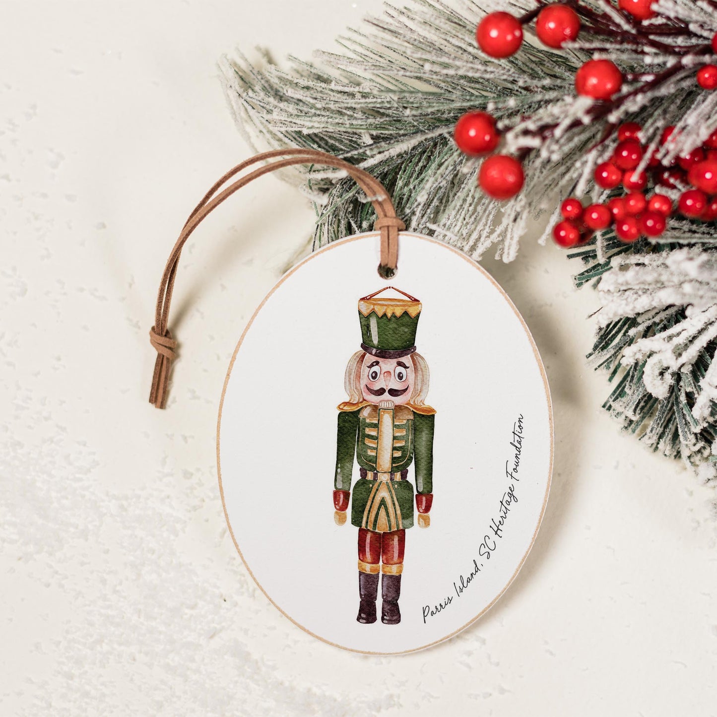Oval Ornament-Nutcracker Parris Island SC Heritage Foundation -1