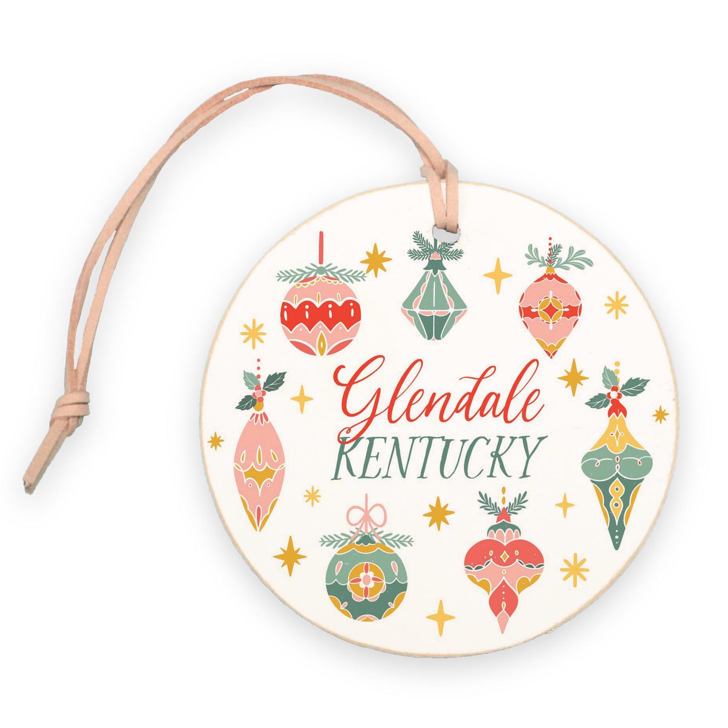 4" Round Ornament-Ornament Gems Glendale Kentucky -0
