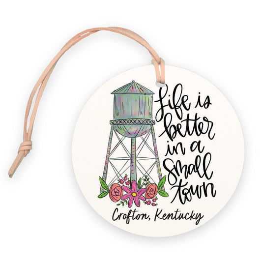 4" Round Ornament-Life Is Better Crofton Kentucky -0