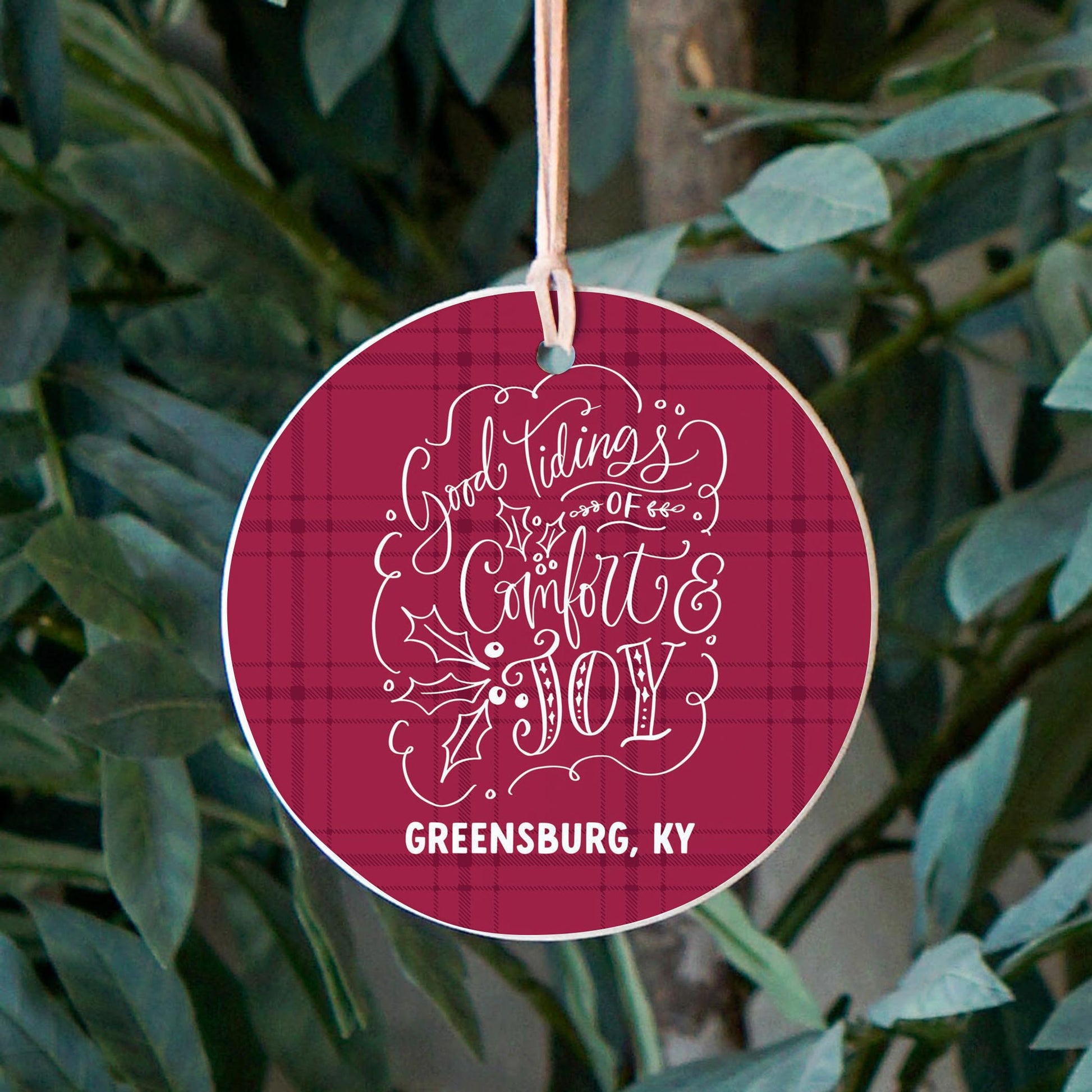4" Round Ornament-Winterberry Greensburg Kentucky -2