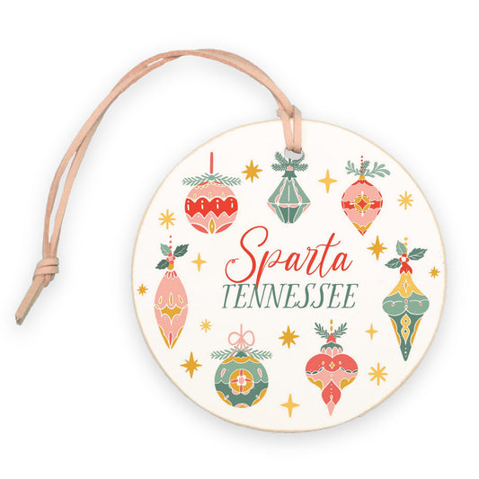 4" Round Ornament-Ornament Gems Sparta Tennessee
