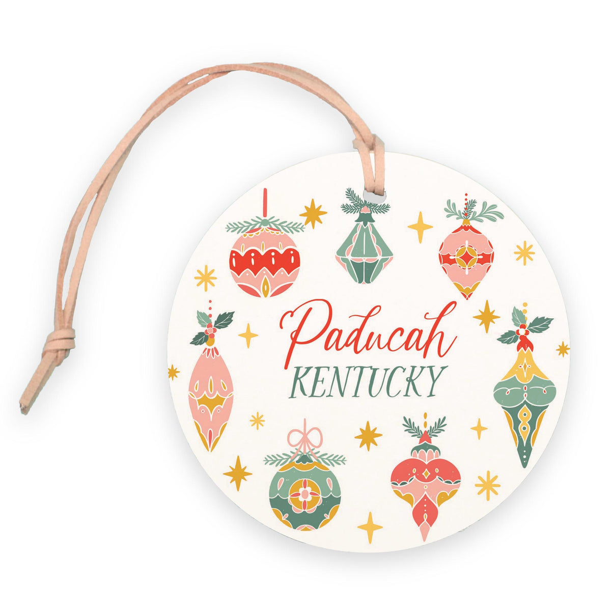 4" Round Ornament-Ornament Gems Paducah Kentucky -0