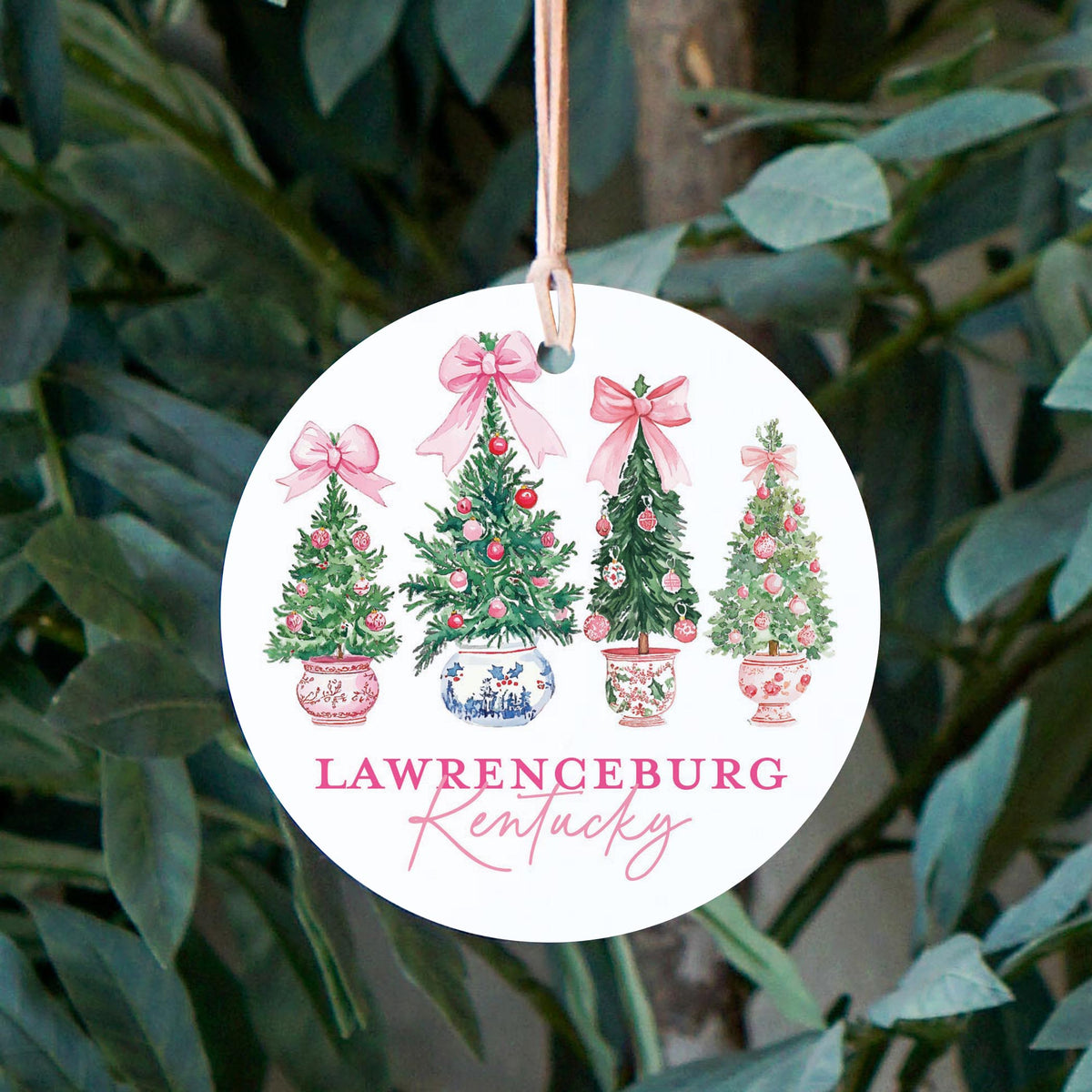 4" Round Ornament-Blush & Baubles Lawrenceburg Kentucky -2