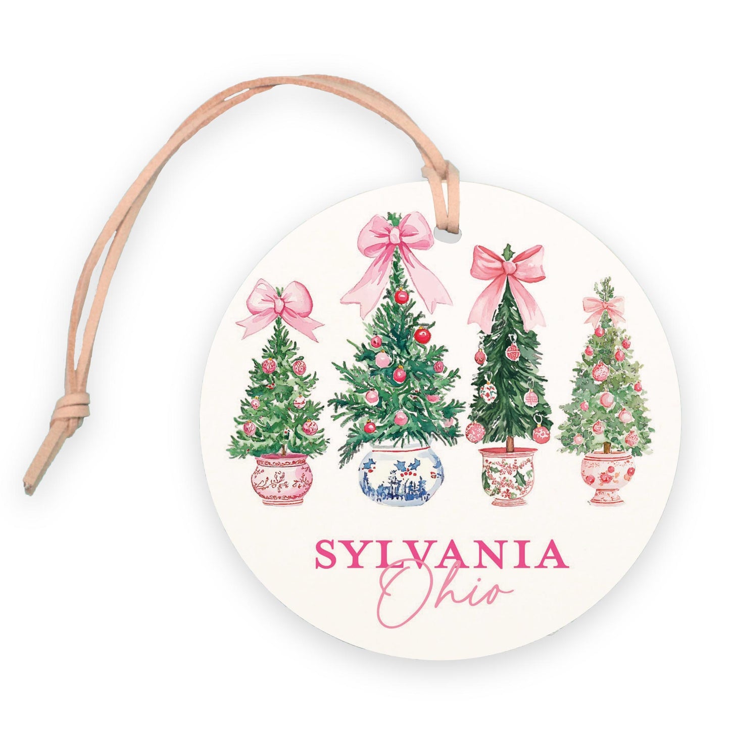 4" Round Ornament-Blush & Baubles Sylvania Ohio -0
