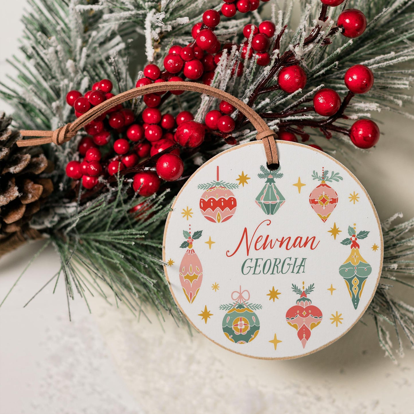 4" Round Ornament-Ornament Gems Newnan Georgia -3