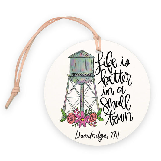 4" Round Ornament-Small Town Dandridge Tennessee -0