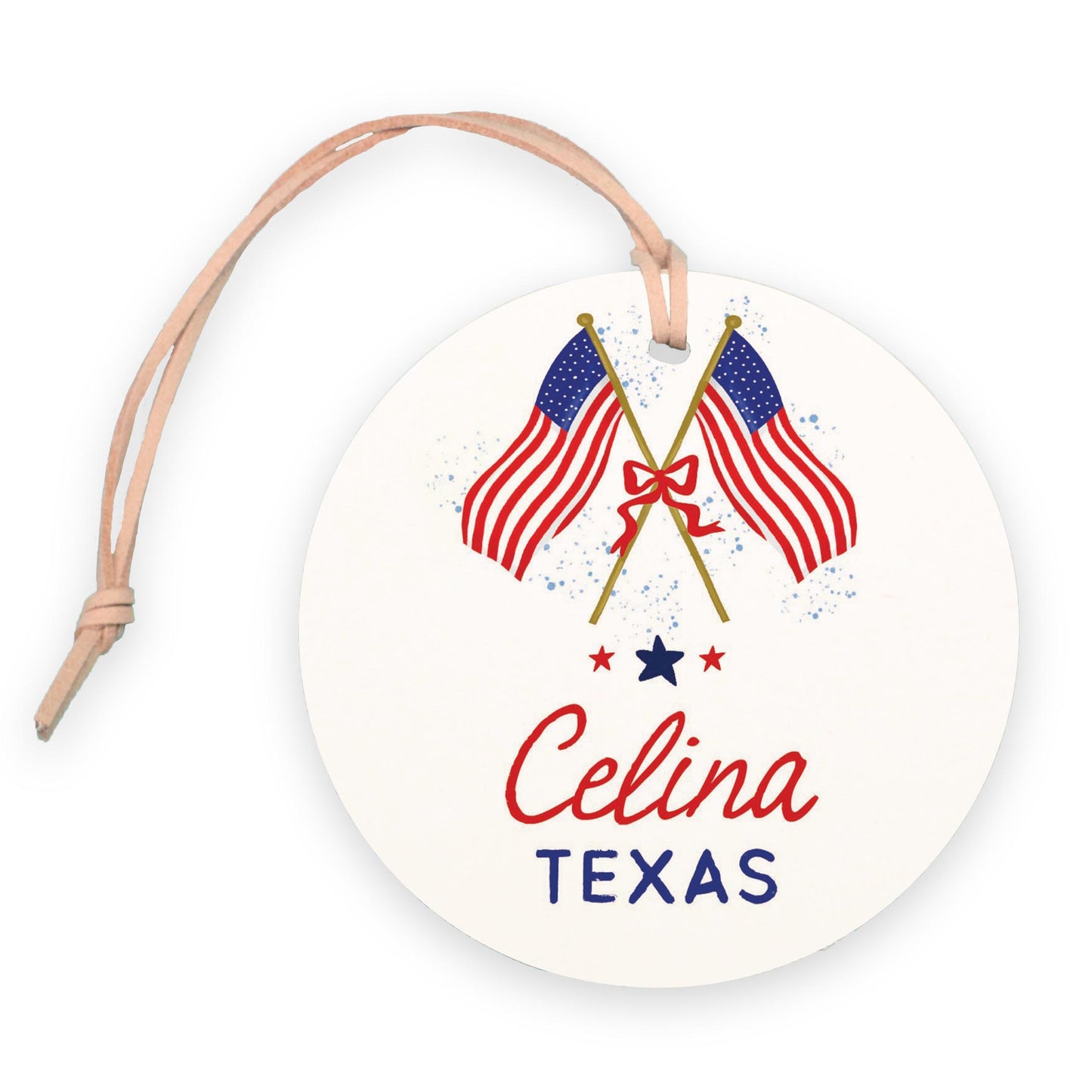 4" Round Ornament-American Summer Celina Texas -0