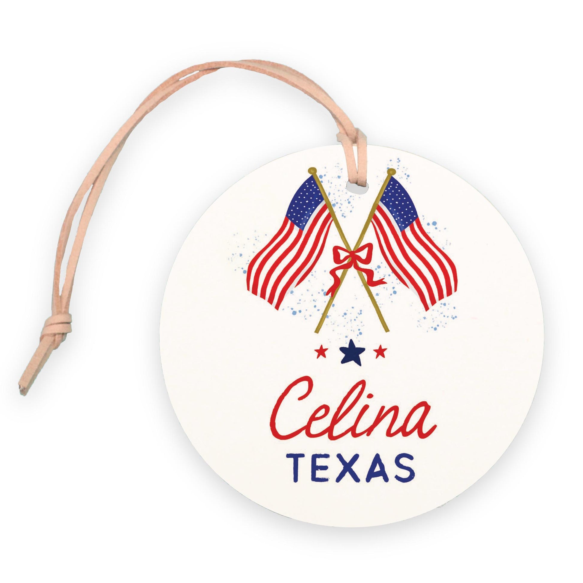 4" Round Ornament-American Summer Celina Texas -0