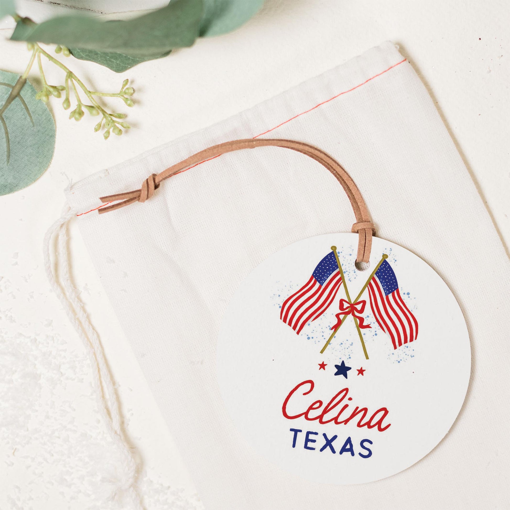 4" Round Ornament-American Summer Celina Texas -1