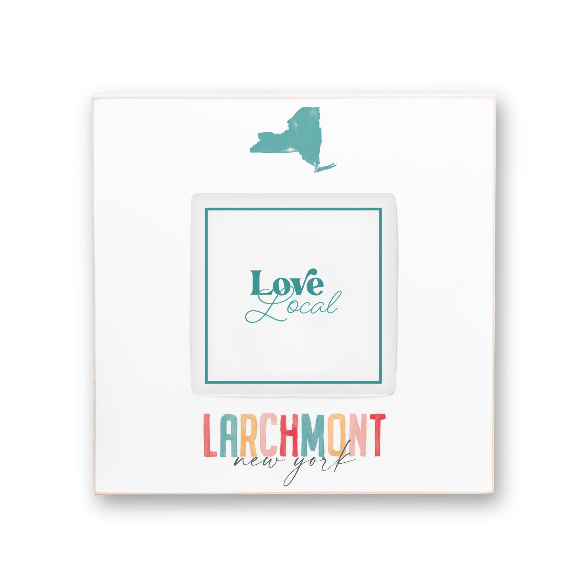 Simply Square Frame-Watercolor City Larchmont New York -0