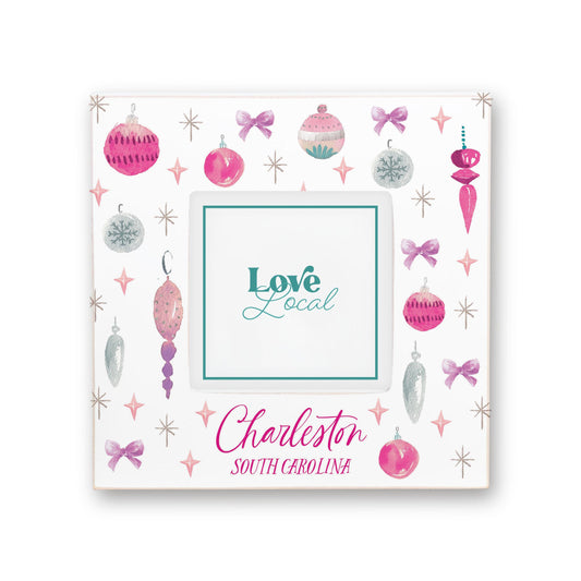 Simply Square Frame-Watercolor Sugar Plum Ornaments -0