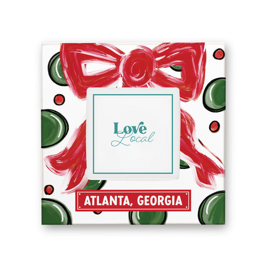 Simply Square Frame-Love+Local Make It Merry -0