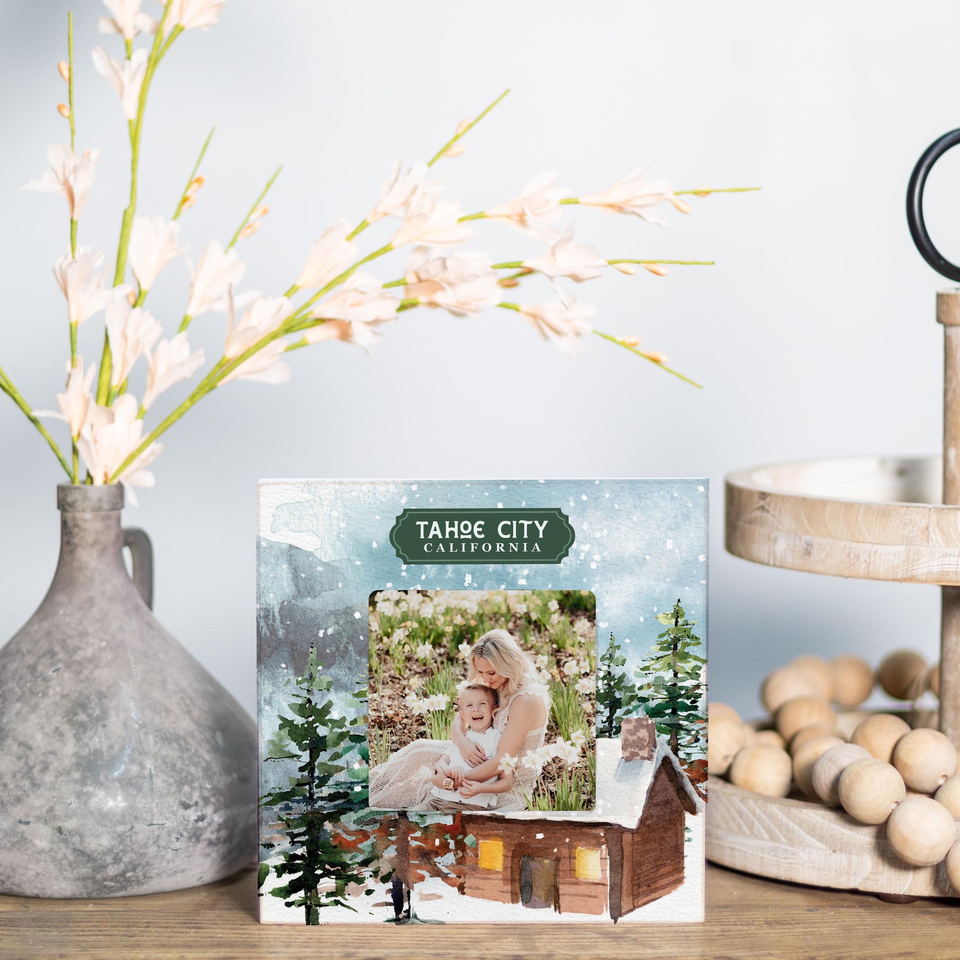 Simply Square Frame-Love+Local Woodland -1