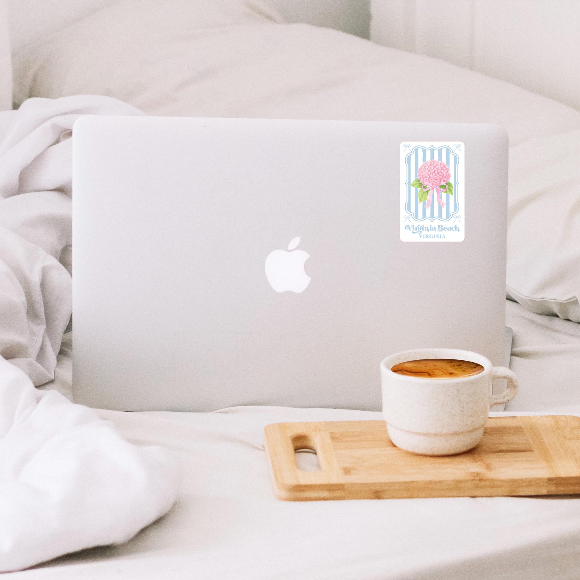 Vinyl Sticker-Love+Local Hydrangea Cottage -1