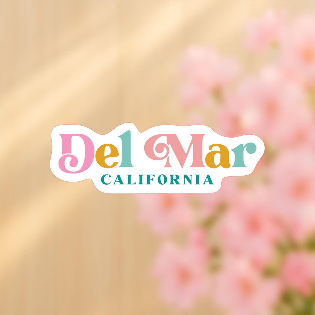 Vinyl Sticker-Kalia Floral Del Mar California -4
