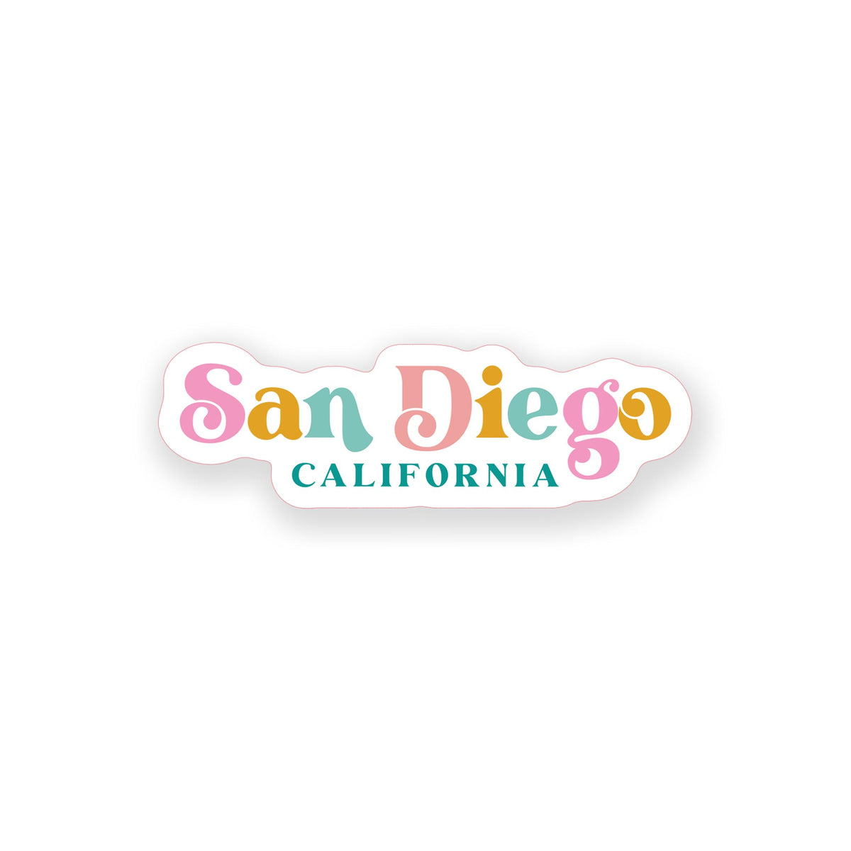 Vinyl Sticker-Kalia Floral San Diego California -0
