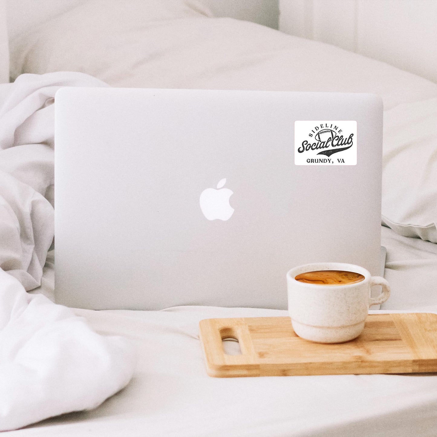 Vinyl Sticker-Football Mom Social Club | Custom -1