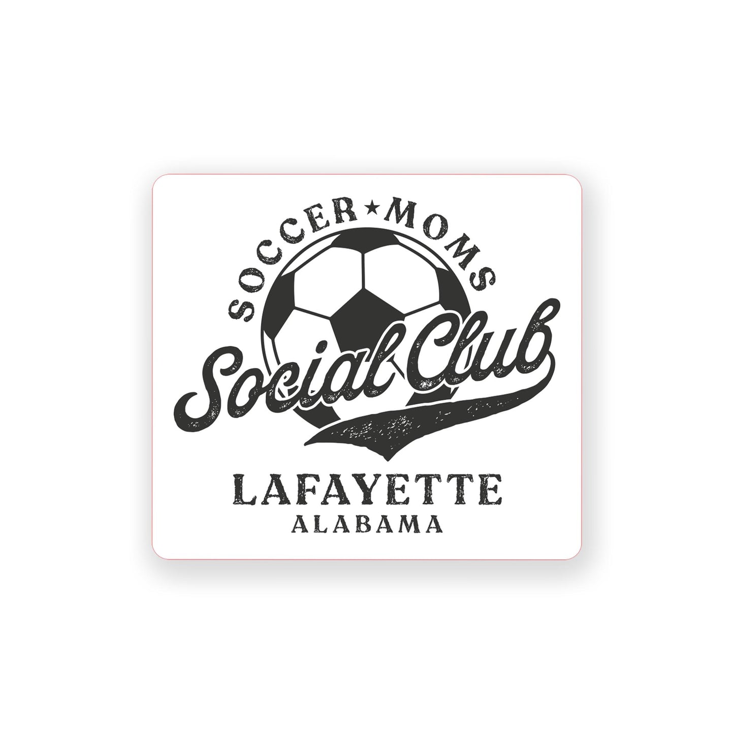 Vinyl Sticker-Soccer Moms Social Club | Custom -0