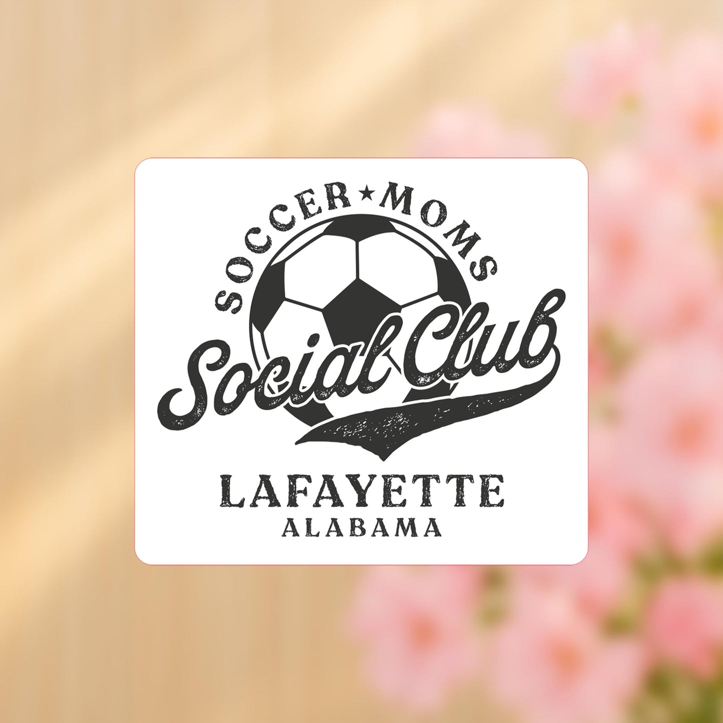 Vinyl Sticker-Soccer Moms Social Club | Custom -4