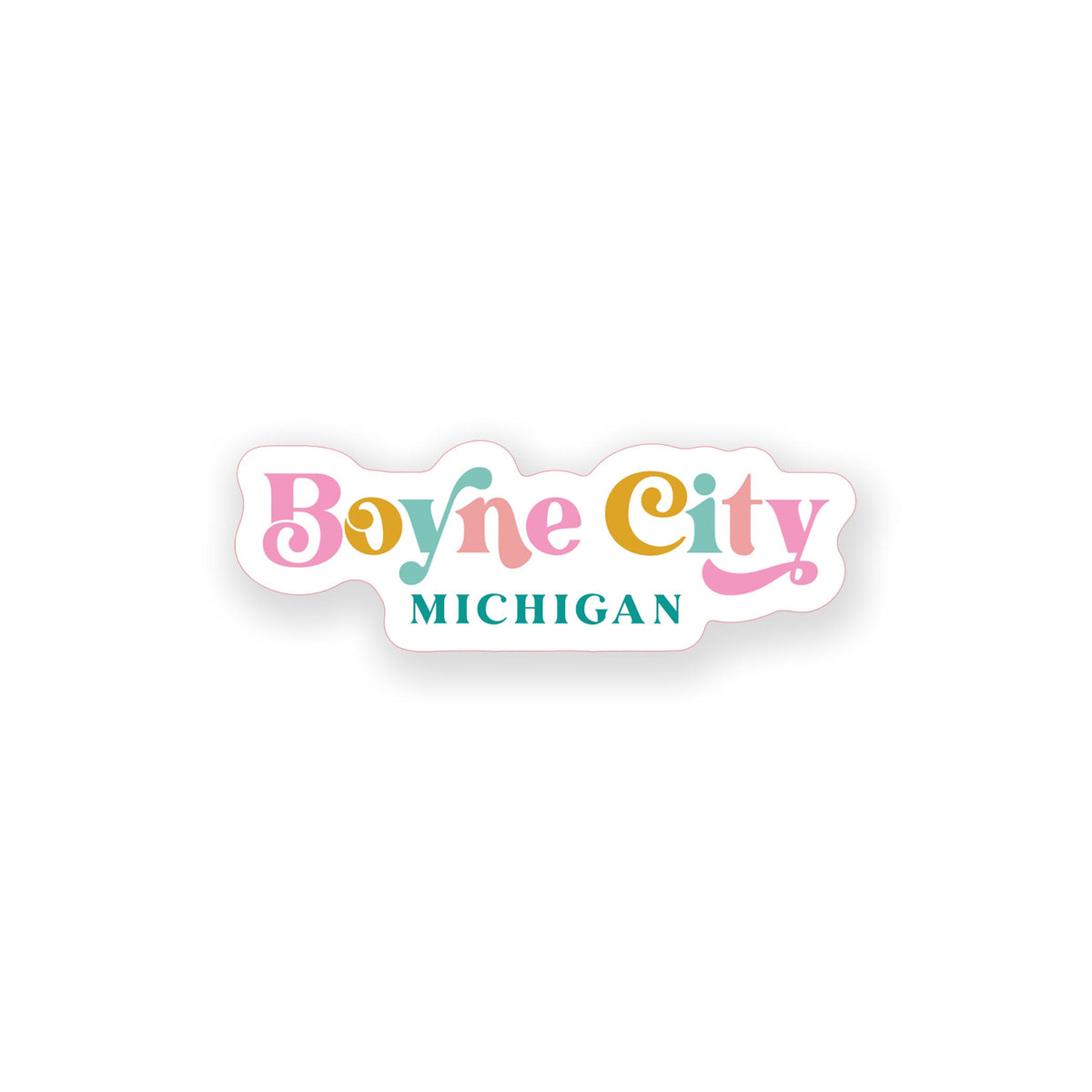 Vinyl Sticker-Kalia Floral Boyne City Michigan -0