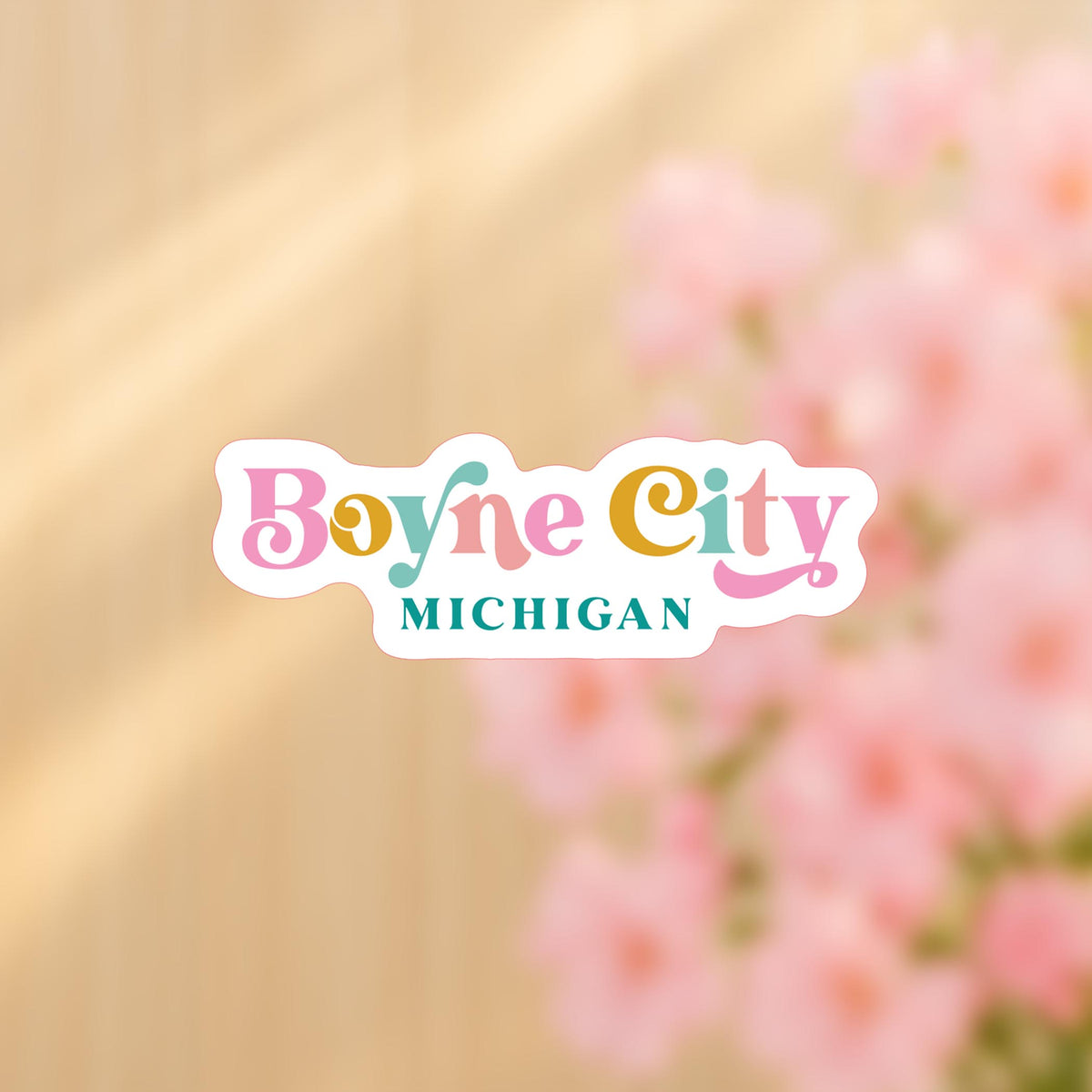 Vinyl Sticker-Kalia Floral Boyne City Michigan -4