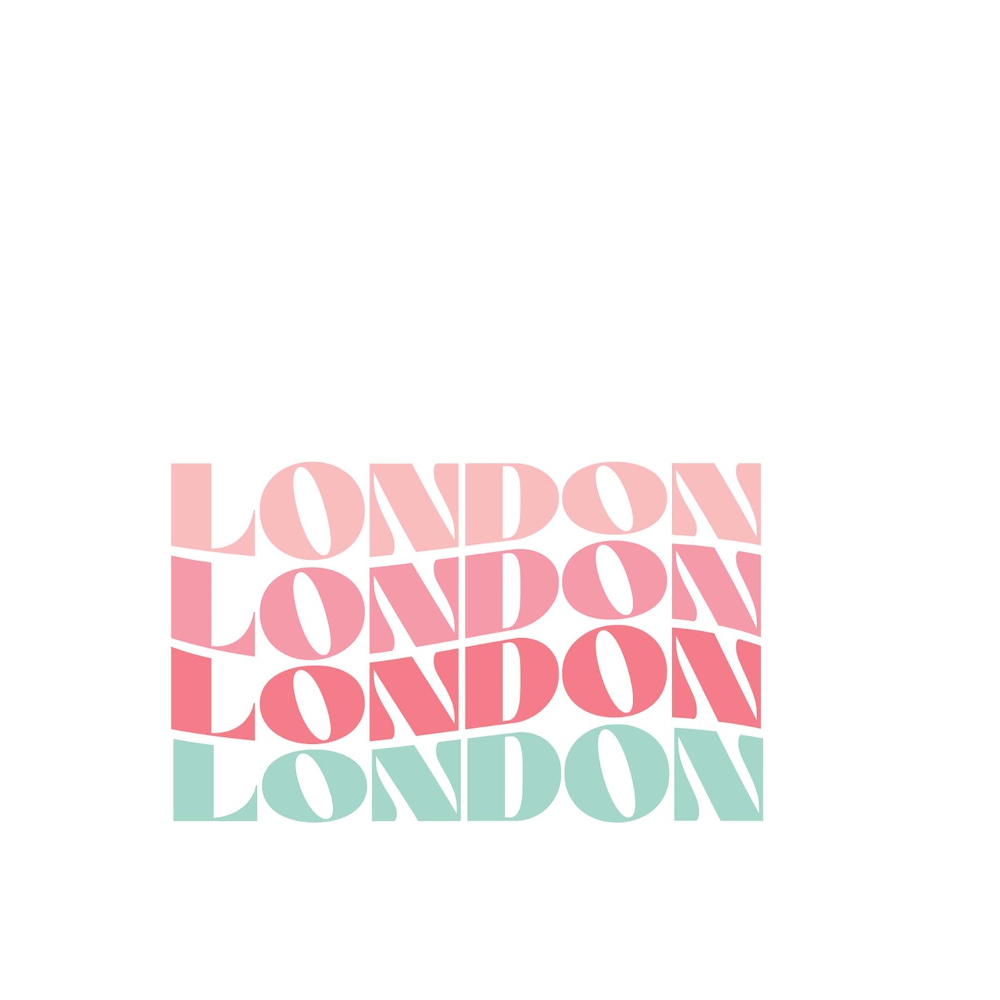 Vinyl Sticker-Retro Wave London Ohio