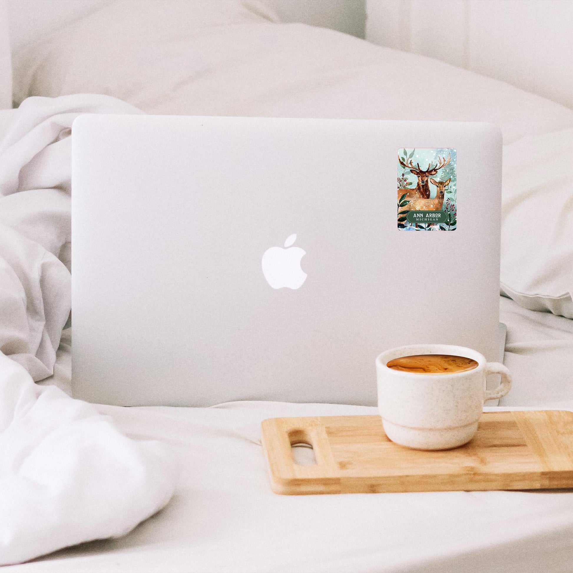 Vinyl Sticker-Love+Local Woodland -1