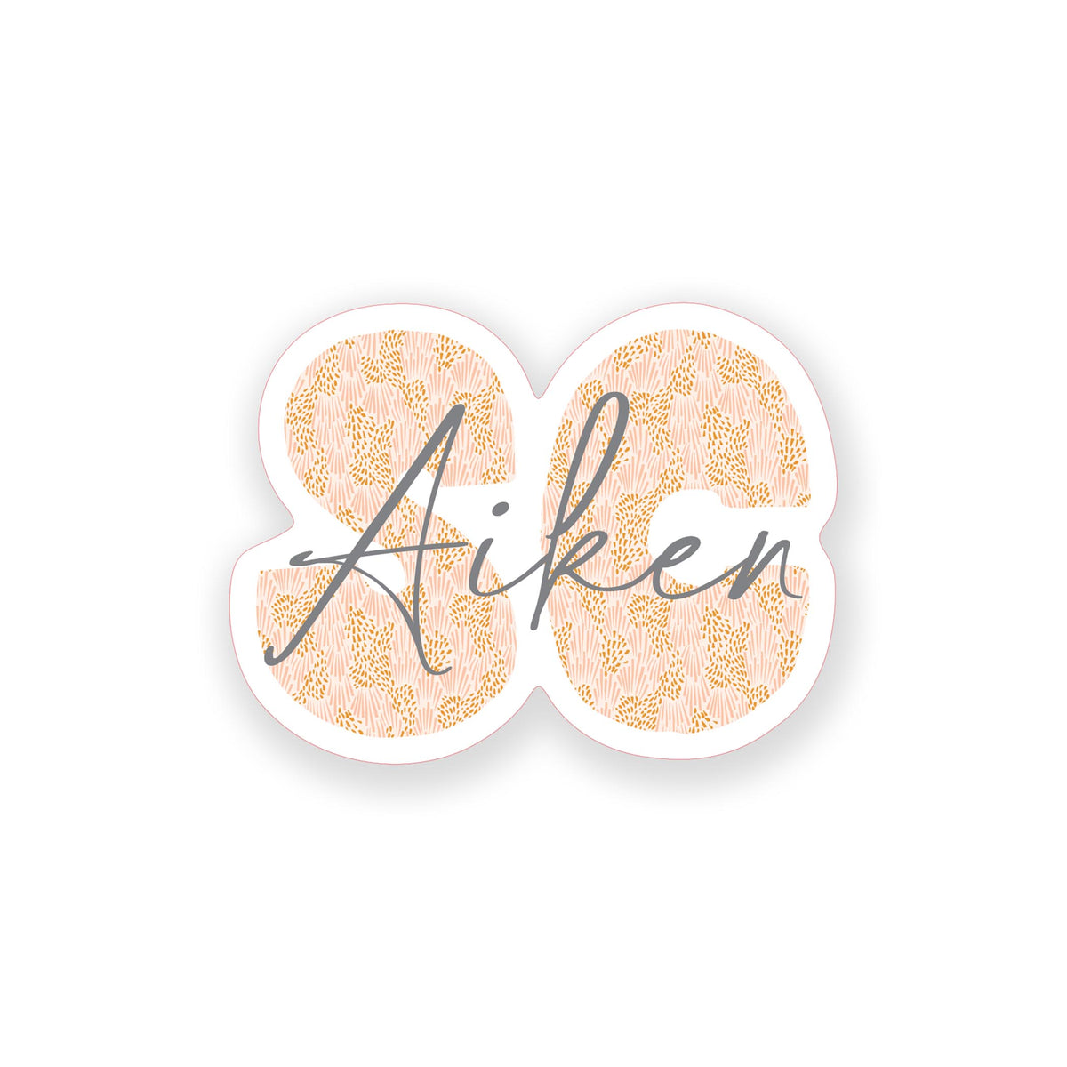Vinyl Sticker-Flora Wild Aiken South Carolina -0