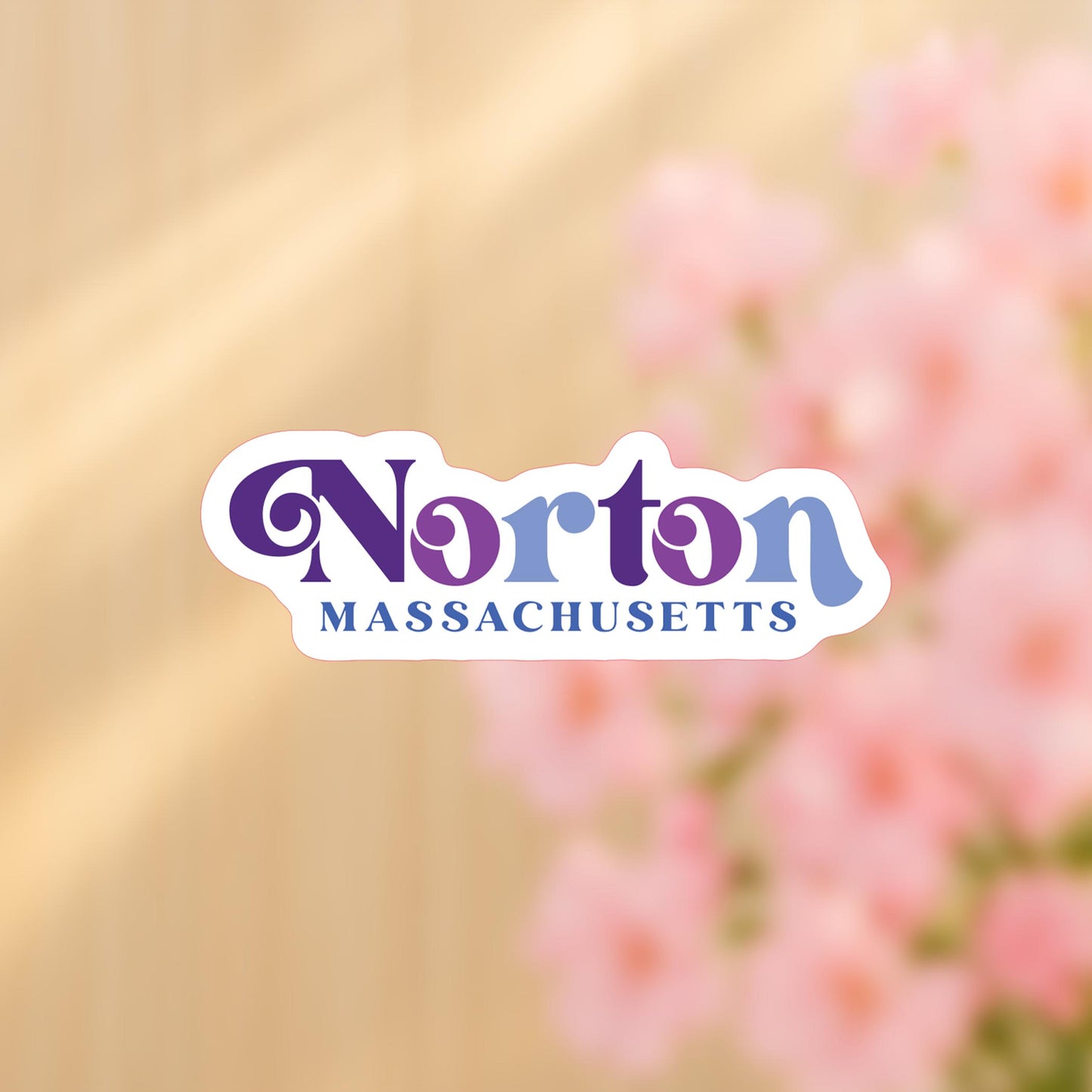 Vinyl Sticker-Kalia Purple Norton Massachusetts -4