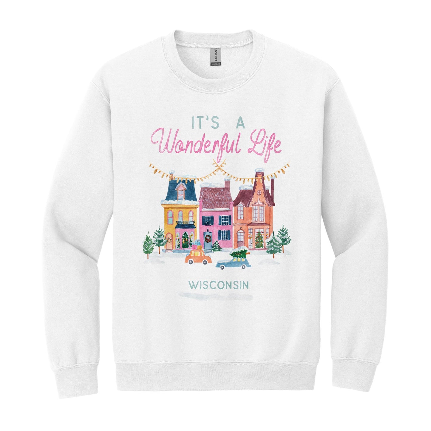 Gildan Sweatshirt White-Sw1j34enxm4mu2 -0
