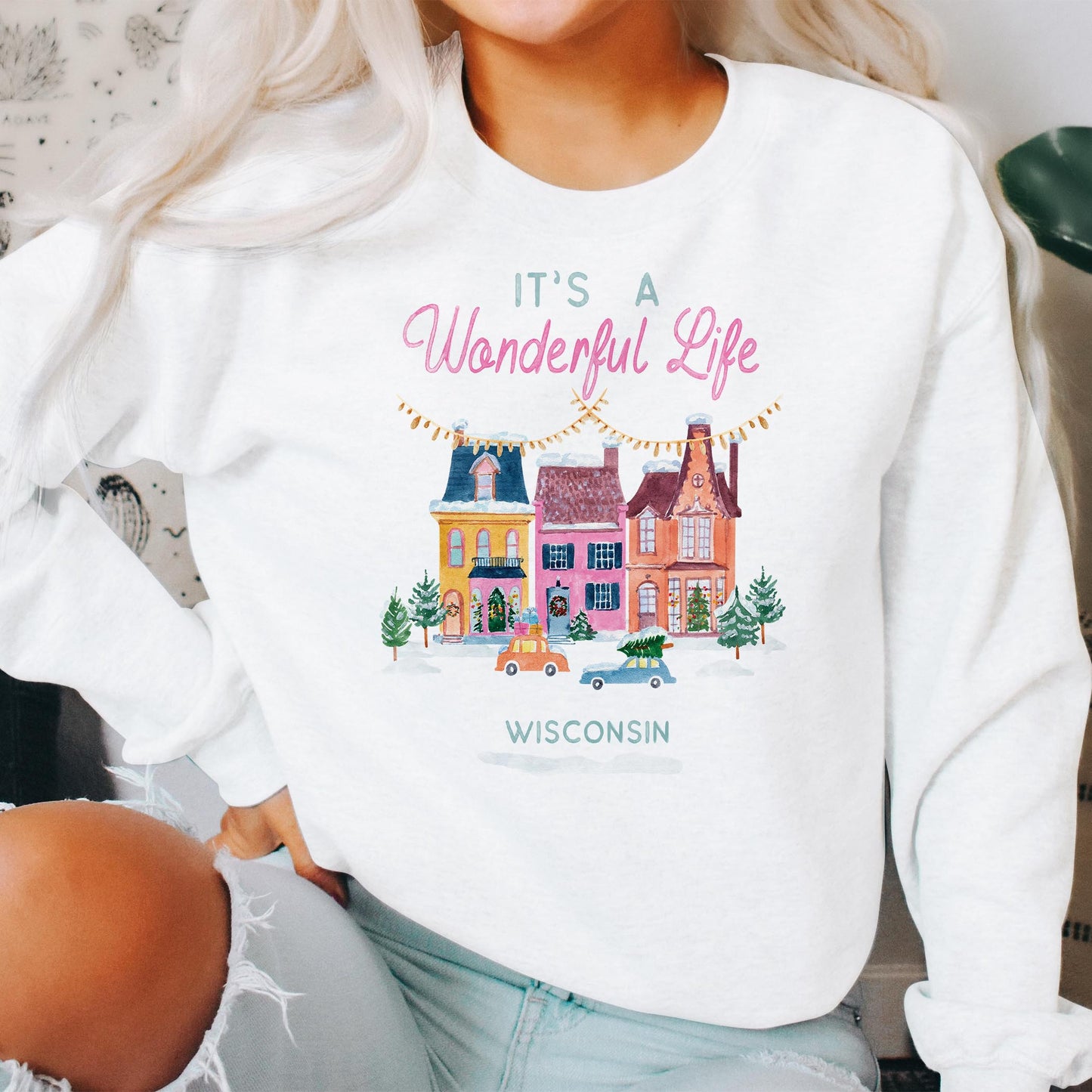 Gildan Sweatshirt White-Sw1j34enxm4mu2 -2