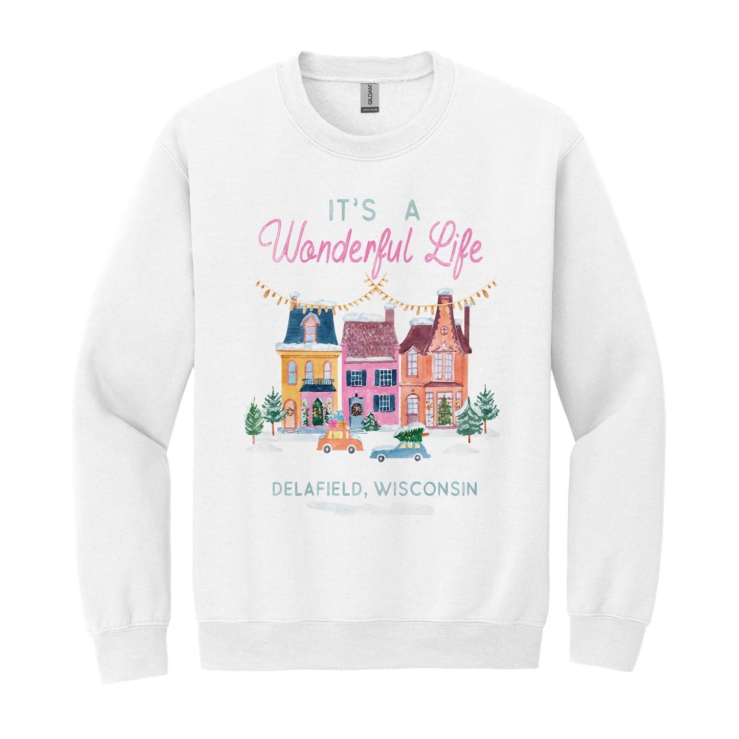 Gildan Sweatshirt White-Sw1j34enxm4mu3 -0