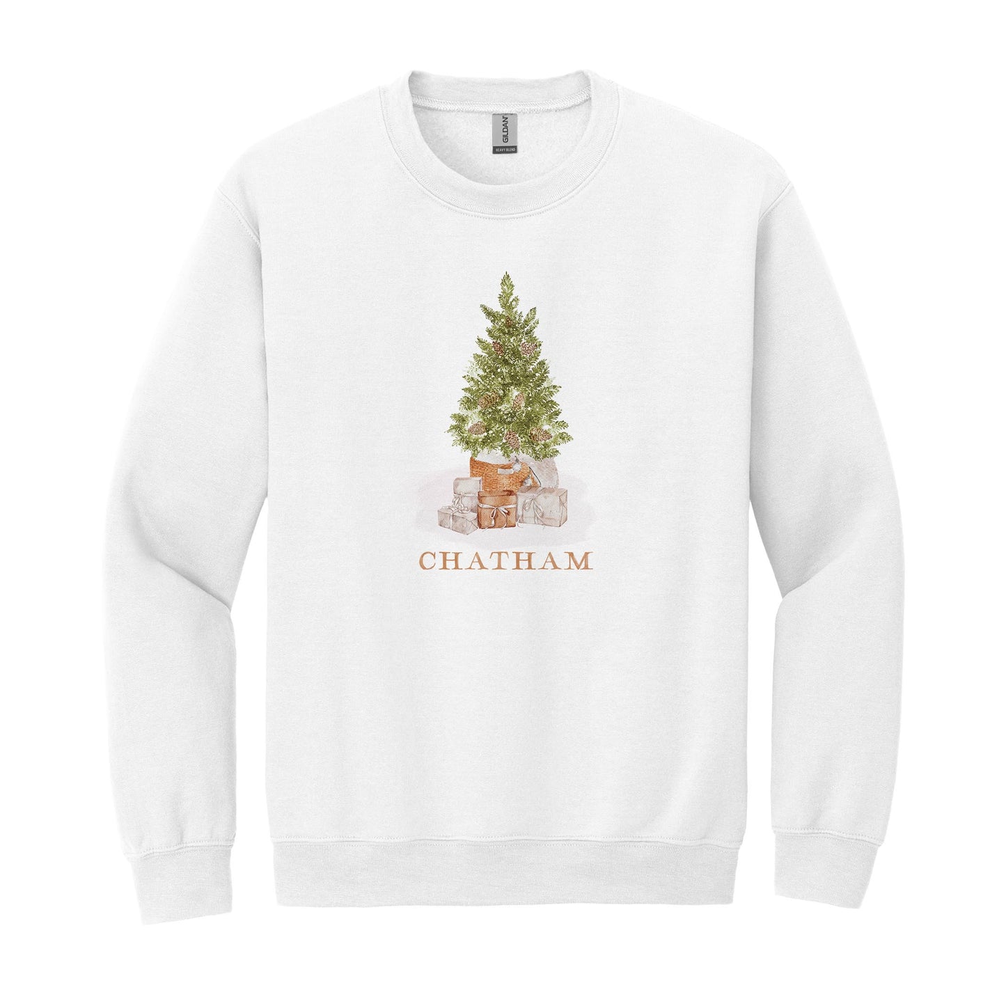 Gildan Sweatshirt White-Cottage Tree Chatham