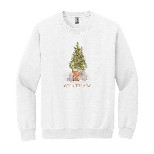 Gildan Sweatshirt White-Cottage Tree Chatham