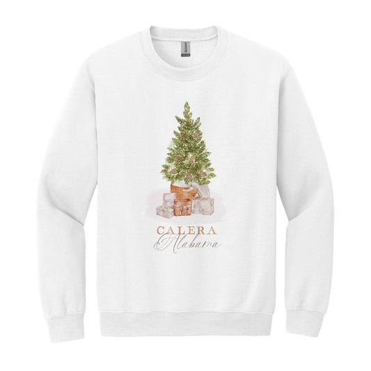 Gildan Sweatshirt White-Cottage Tree Calera Alabama -0