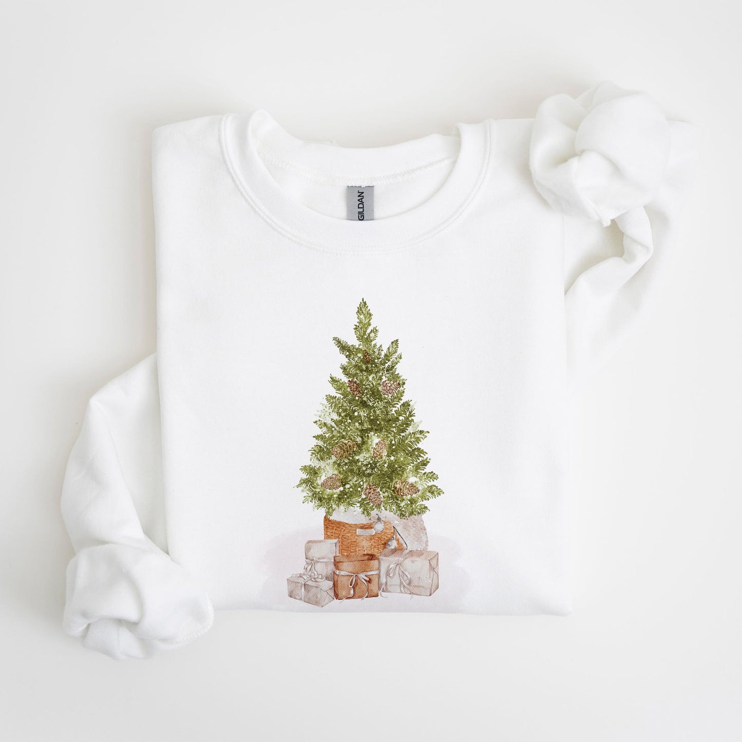 Gildan Sweatshirt White-Cottage Tree Calera Alabama -4