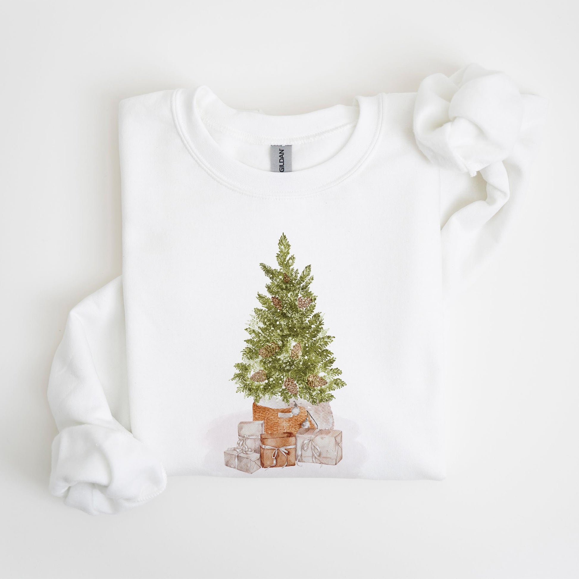Gildan Sweatshirt White-Cottage Tree Calera Alabama -4
