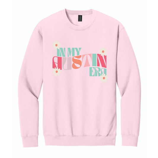 Gildan Sweatshirt Light Pink-In My City Era -0