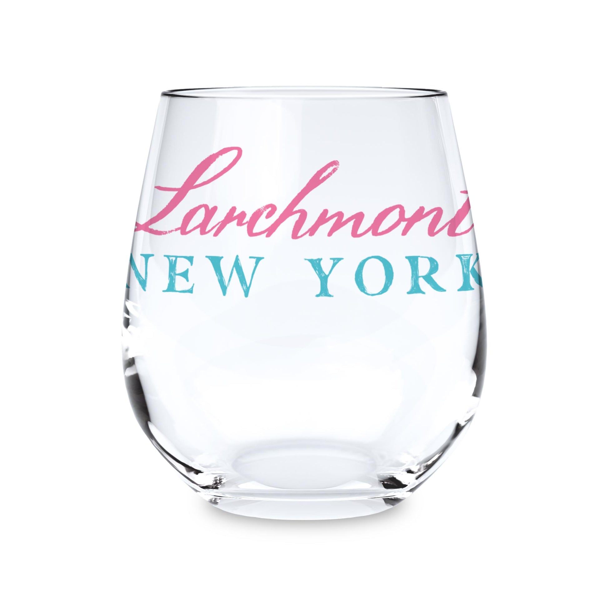 15oz Stemless Wine Glass-Shells & Shoreline Larchmont New York -0