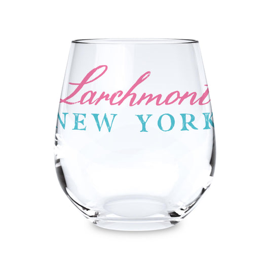 15oz Stemless Wine Glass-Shells & Shoreline Larchmont New York -0